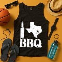 I Love Texas Bbq Tank Top thumb 4