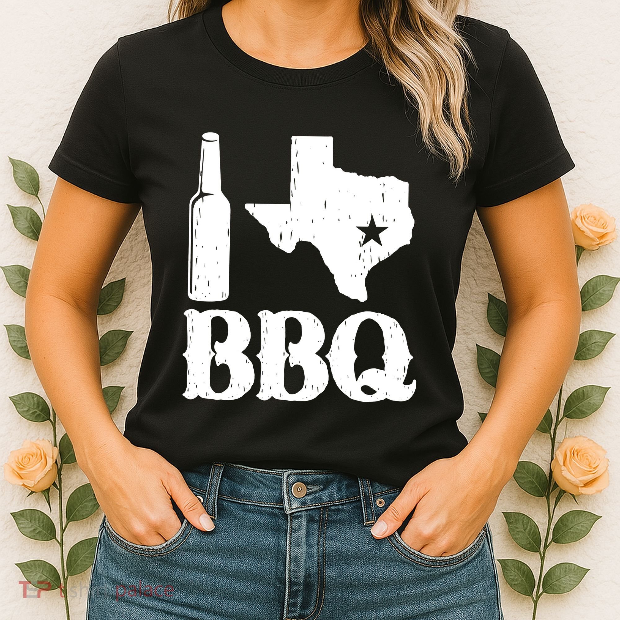 I Love Texas Bbq Women's T-Shirt