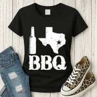 I Love Texas Bbq Women's T-Shirt thumb 3