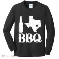 I Love Texas Bbq Kids Long Sleeve Shirt thumb 0
