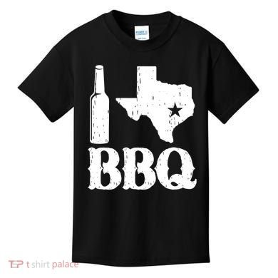 I Love Texas Bbq Kids T-Shirt