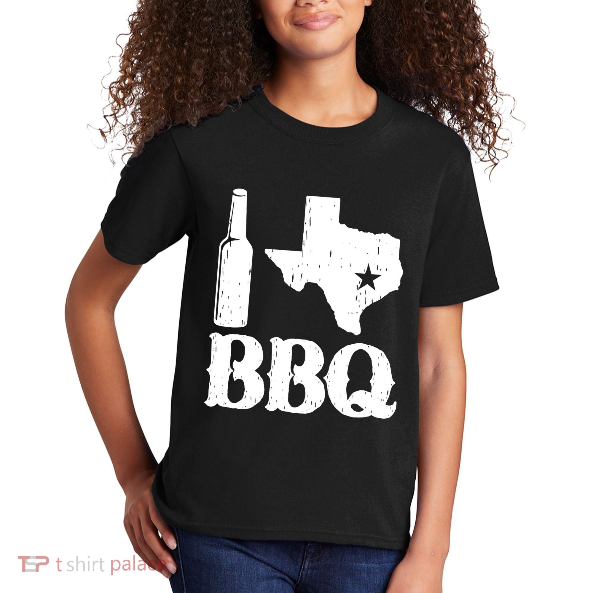 I Love Texas Bbq Kids T-Shirt