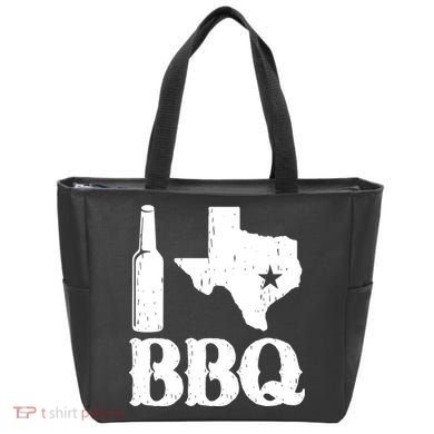 I Love Texas Bbq Tote Bag