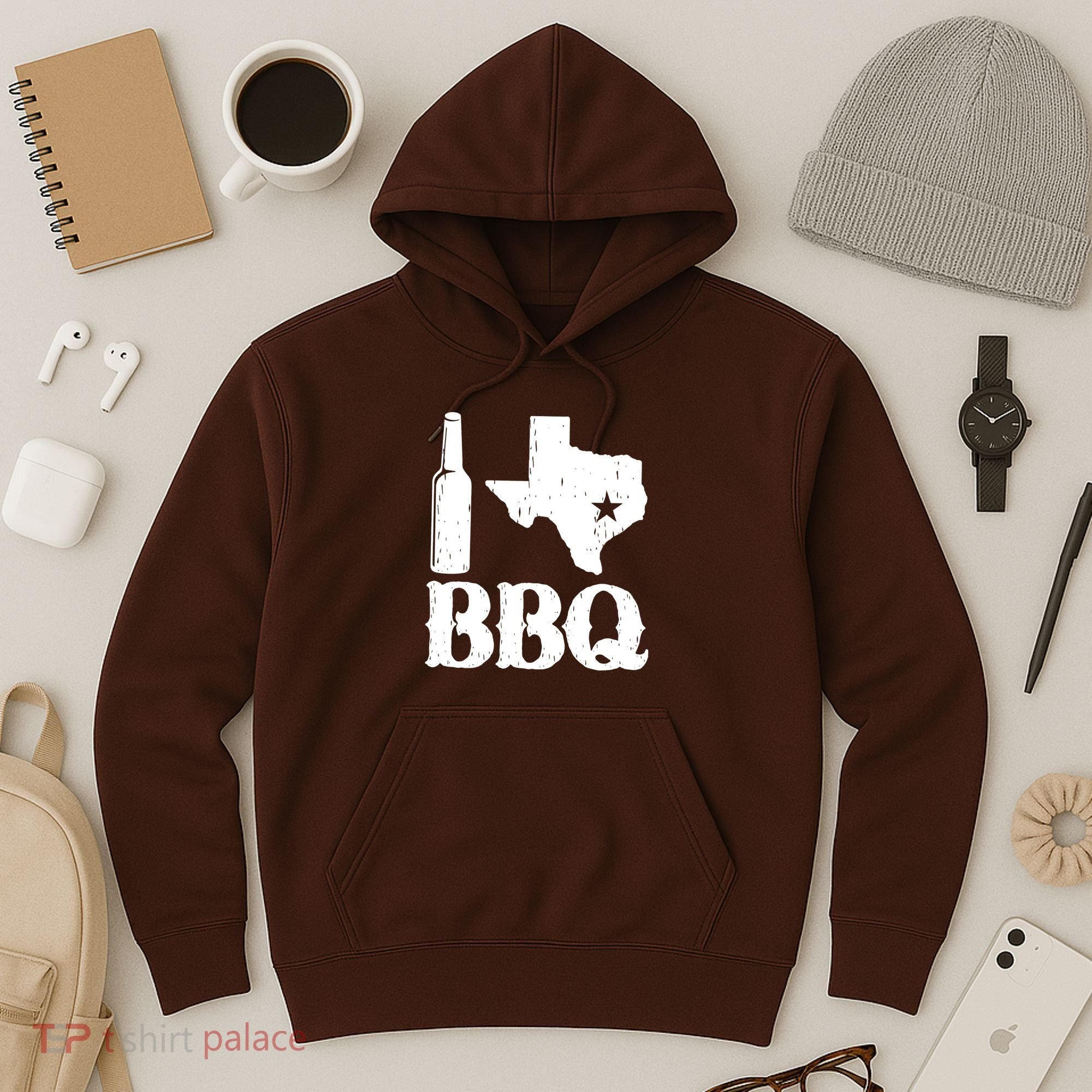 I Love Texas Bbq Hoodie