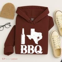 I Love Texas Bbq Hoodie thumb 4