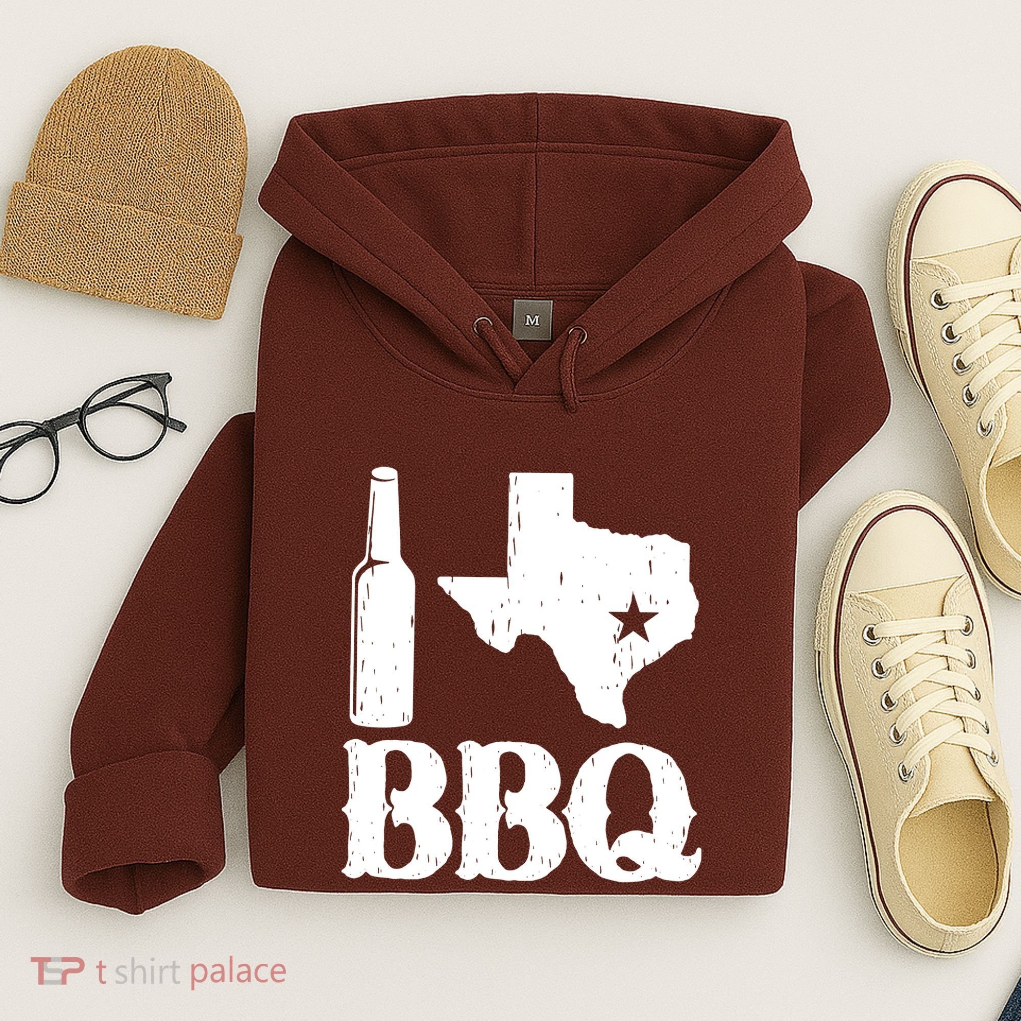 I Love Texas Bbq Hoodie