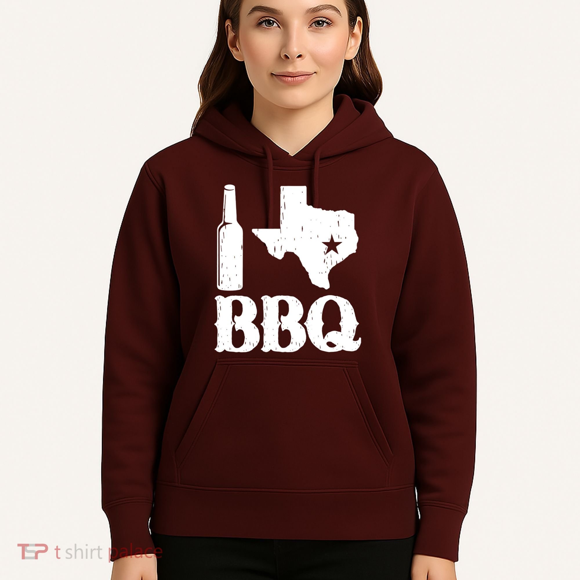 I Love Texas Bbq Hoodie