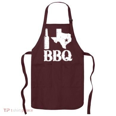 I Love Texas Bbq Apron
