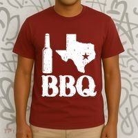 I Love Texas Bbq T-Shirt thumb 3