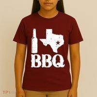 I Love Texas Bbq T-Shirt thumb 4