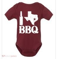 I Love Texas Bbq Baby Bodysuit thumb 0