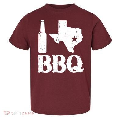 I Love Texas Bbq Toddler T-Shirt
