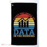 I Love The Smell Of Data In The Morning Data Analyst Golf Towel thumb 0