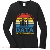 I Love The Smell Of Data In The Morning Data Analyst Women's Long Sleeve Shirt thumb 0