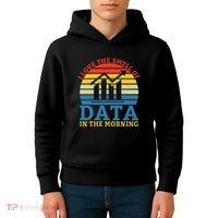 I Love The Smell Of Data In The Morning Data Analyst Kids Hoodie thumb 4