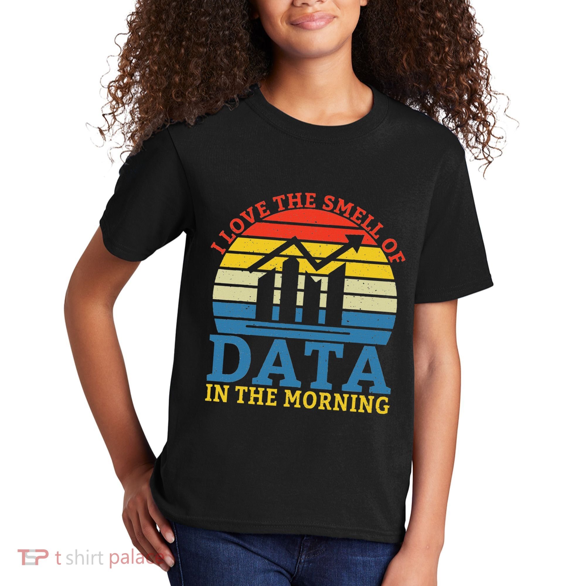 I Love The Smell Of Data In The Morning Data Analyst Kids T-Shirt