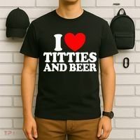 I Love Titties And Bee T-Shirt thumb 6