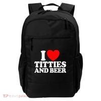 I Love Titties And Bee Backpack thumb 0