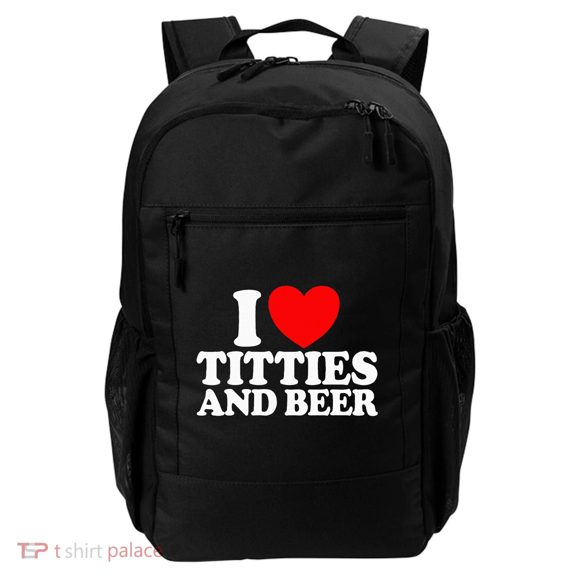 I Love Titties And Bee Backpack