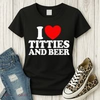 I Love Titties And Bee Women's T-Shirt thumb 3