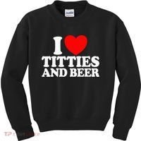 I Love Titties And Bee Kids Sweatshirt thumb 0