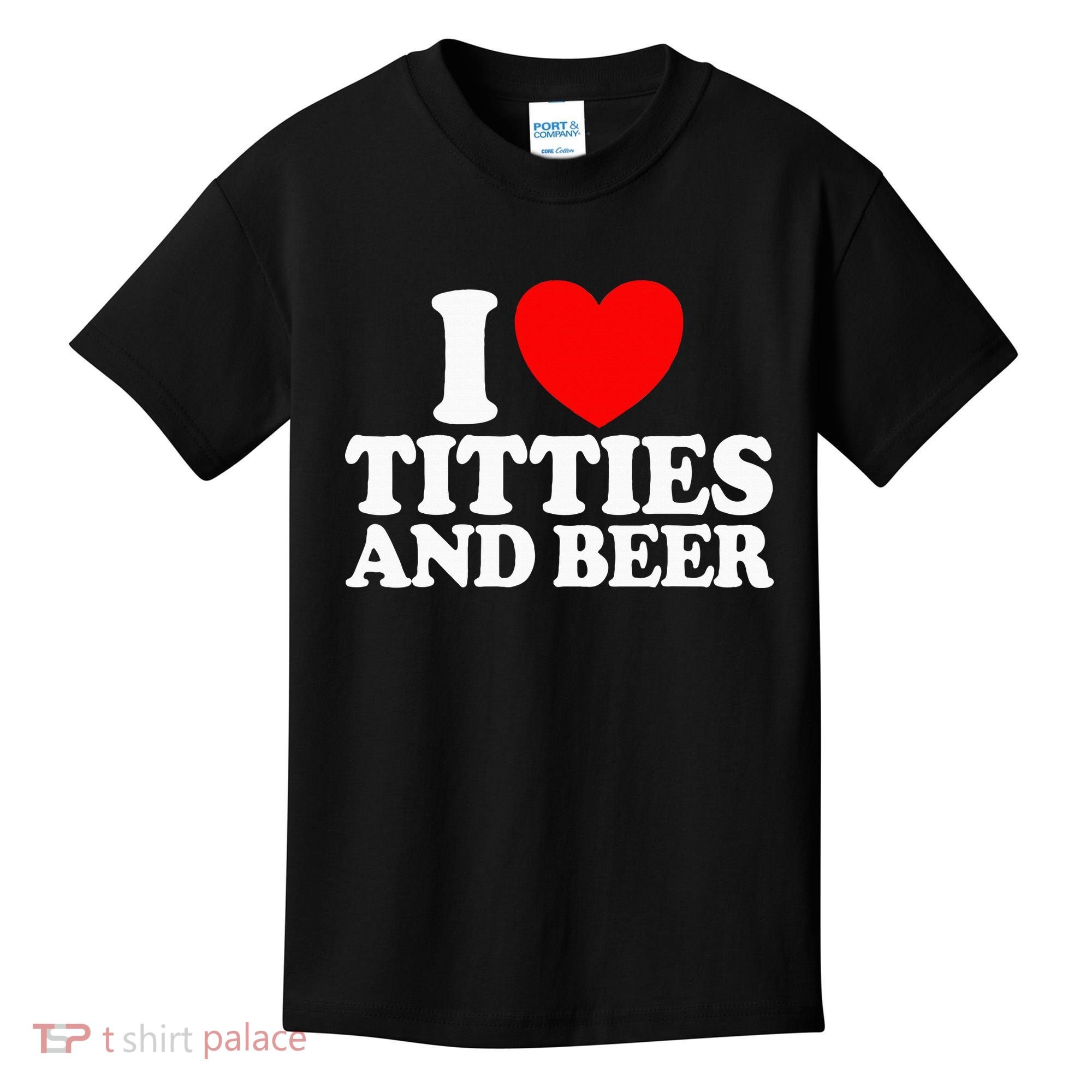 I Love Titties And Bee Kids T-Shirt