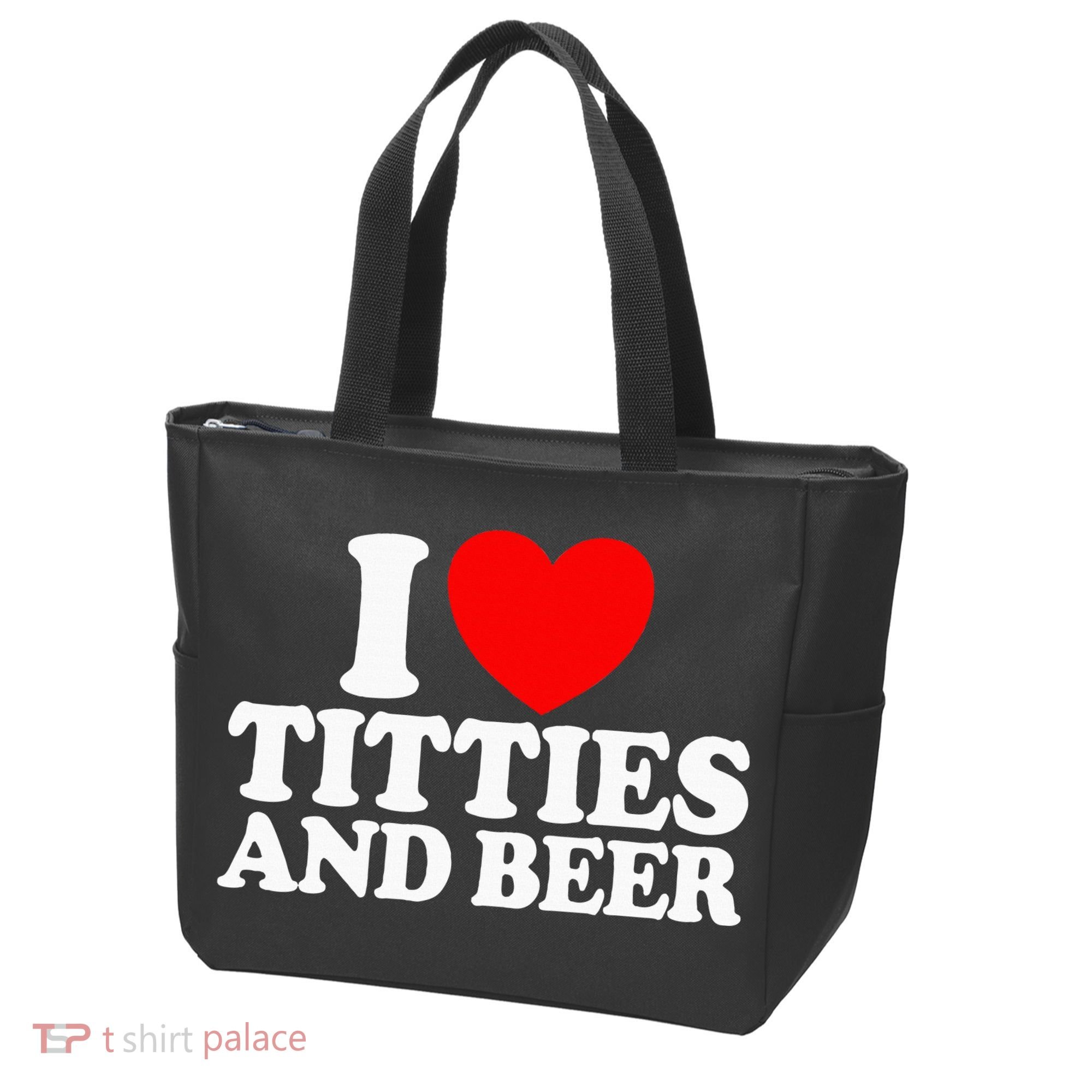 I Love Titties And Bee Tote Bag