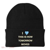 I Love This Is How Tomorrow Moves Beanie thumb 0