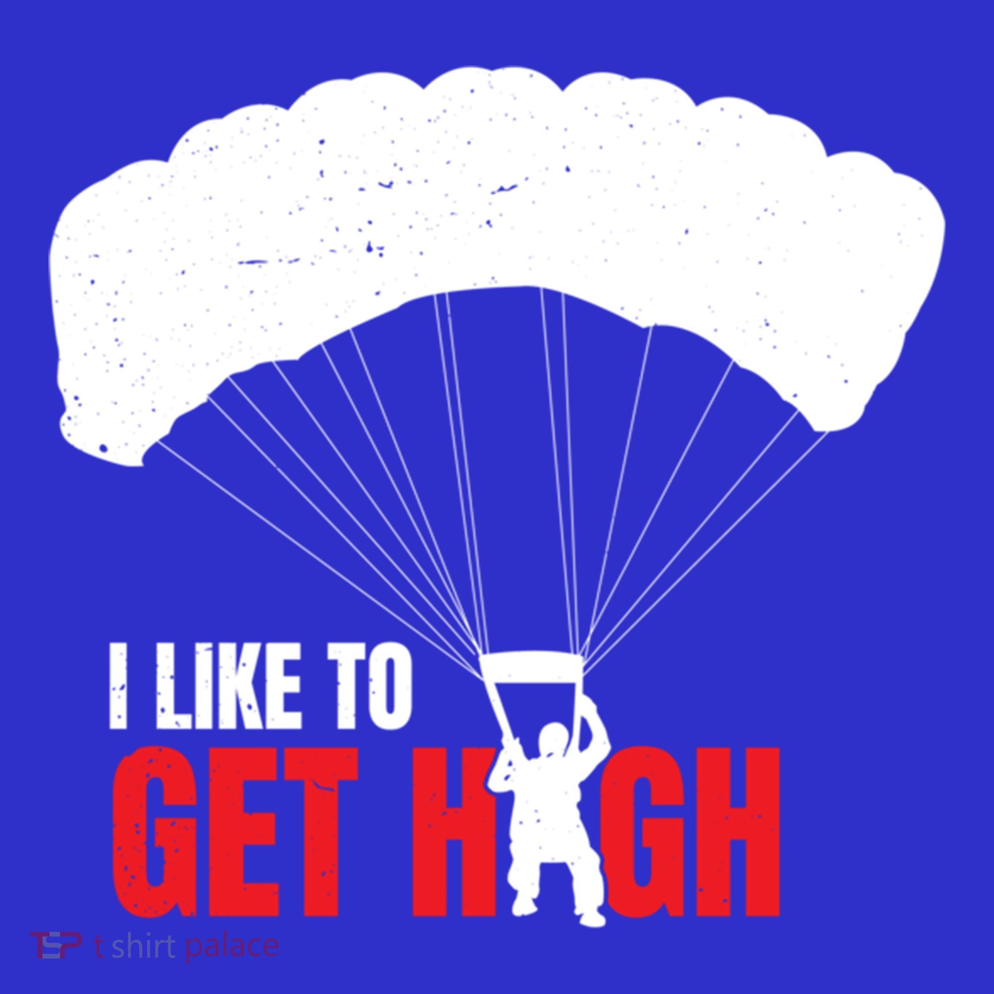 I Like To Get High Skydiver Parachutist Skydiving Funny Funny Gift Women's Tank Top