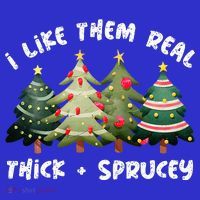 I Like Them Real Thick And Sprucey Christmas Tree Baby Bodysuit thumb 2