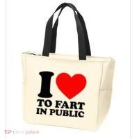 I Love To Fart In Public Tote Bag thumb 3