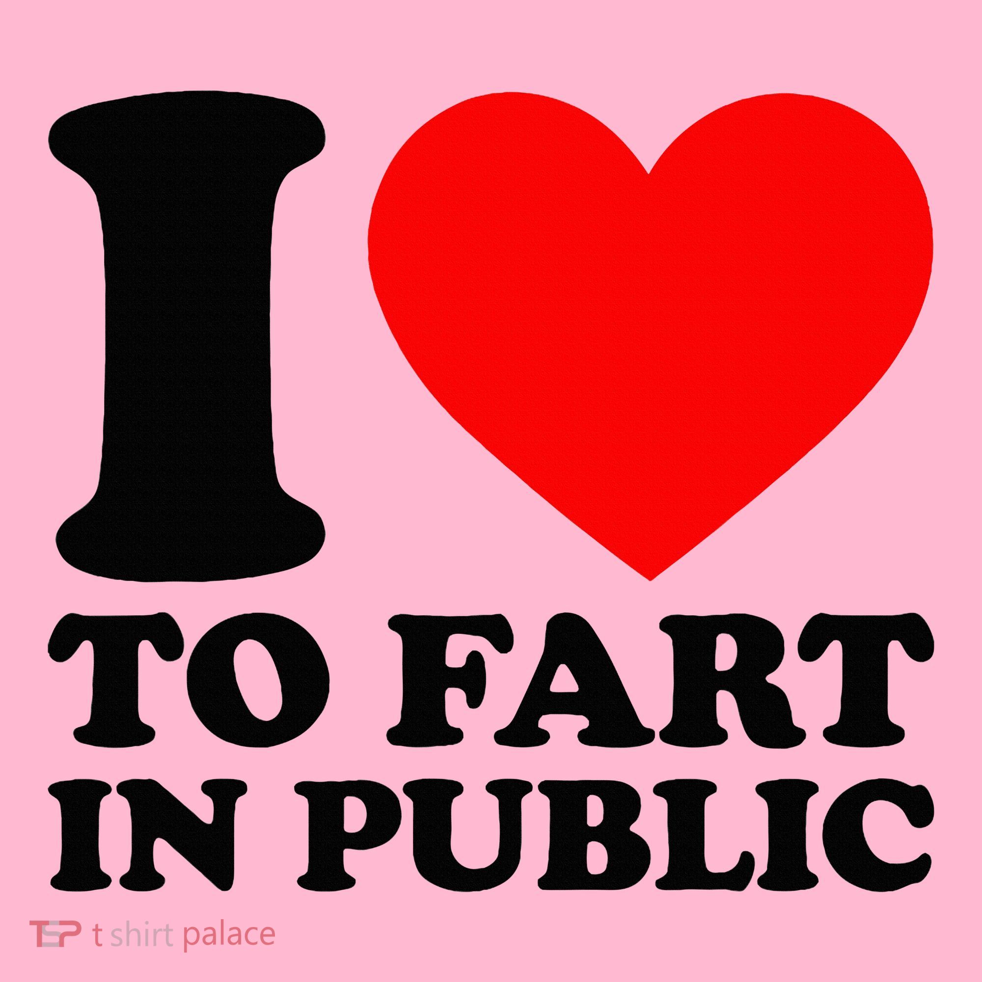I Love To Fart In Public Coaster