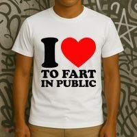 I Love To Fart In Public T-Shirt thumb 3
