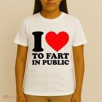 I Love To Fart In Public T-Shirt thumb 4