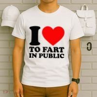 I Love To Fart In Public T-Shirt thumb 6