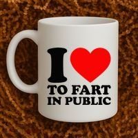 I Love To Fart In Public Coffee Mug thumb 2