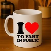 I Love To Fart In Public Coffee Mug thumb 4