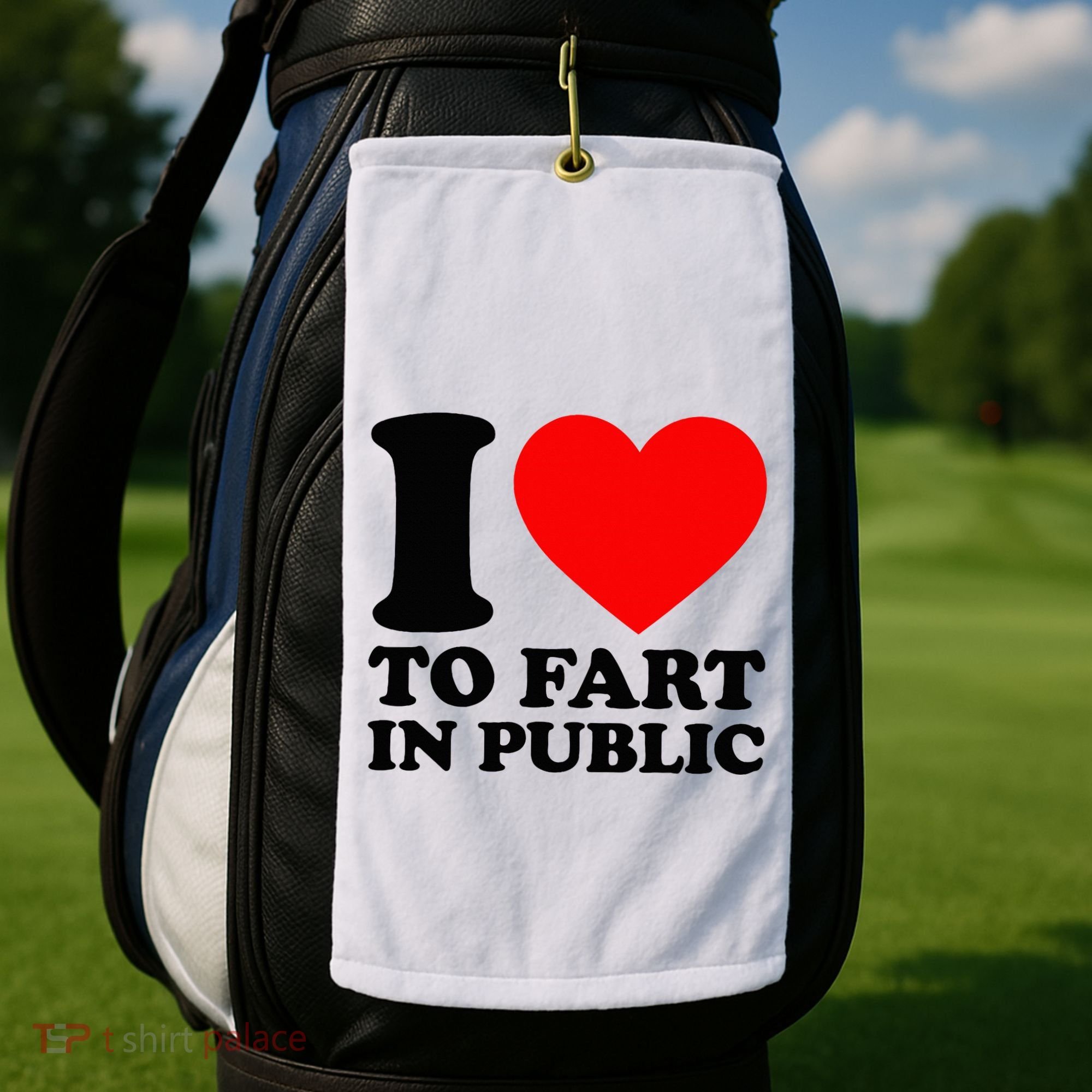 I Love To Fart In Public Golf Towel