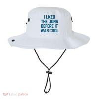 I Liked The Lions Before It Was Cool Funny Football Bucket Hat thumb 0