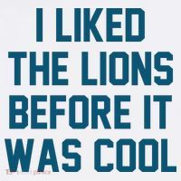 I Liked The Lions Before It Was Cool Funny Football Polo thumb 3