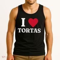 I Love Tortas Mexican Food Tank Top thumb 3