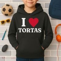 I Love Tortas Mexican Food Kids Hoodie thumb 2