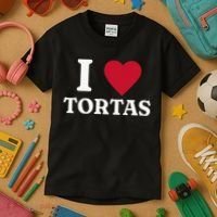 I Love Tortas Mexican Food Kids T-Shirt thumb 3