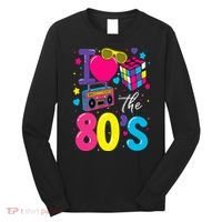 I Love The 80s 80's Party Retro Long Sleeve Shirt thumb 0