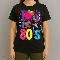 I Love The 80s 80's Party Retro T-Shirt thumb 4