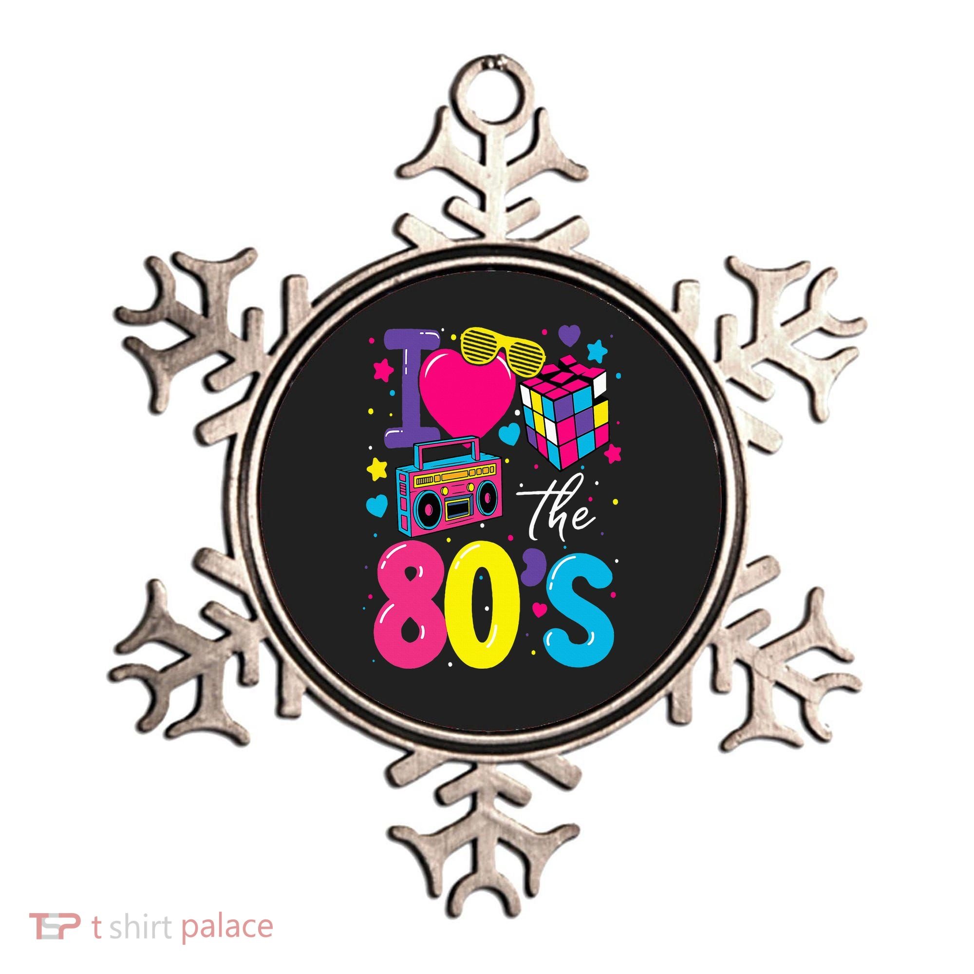 I Love The 80s 80's Party Retro Ornament
