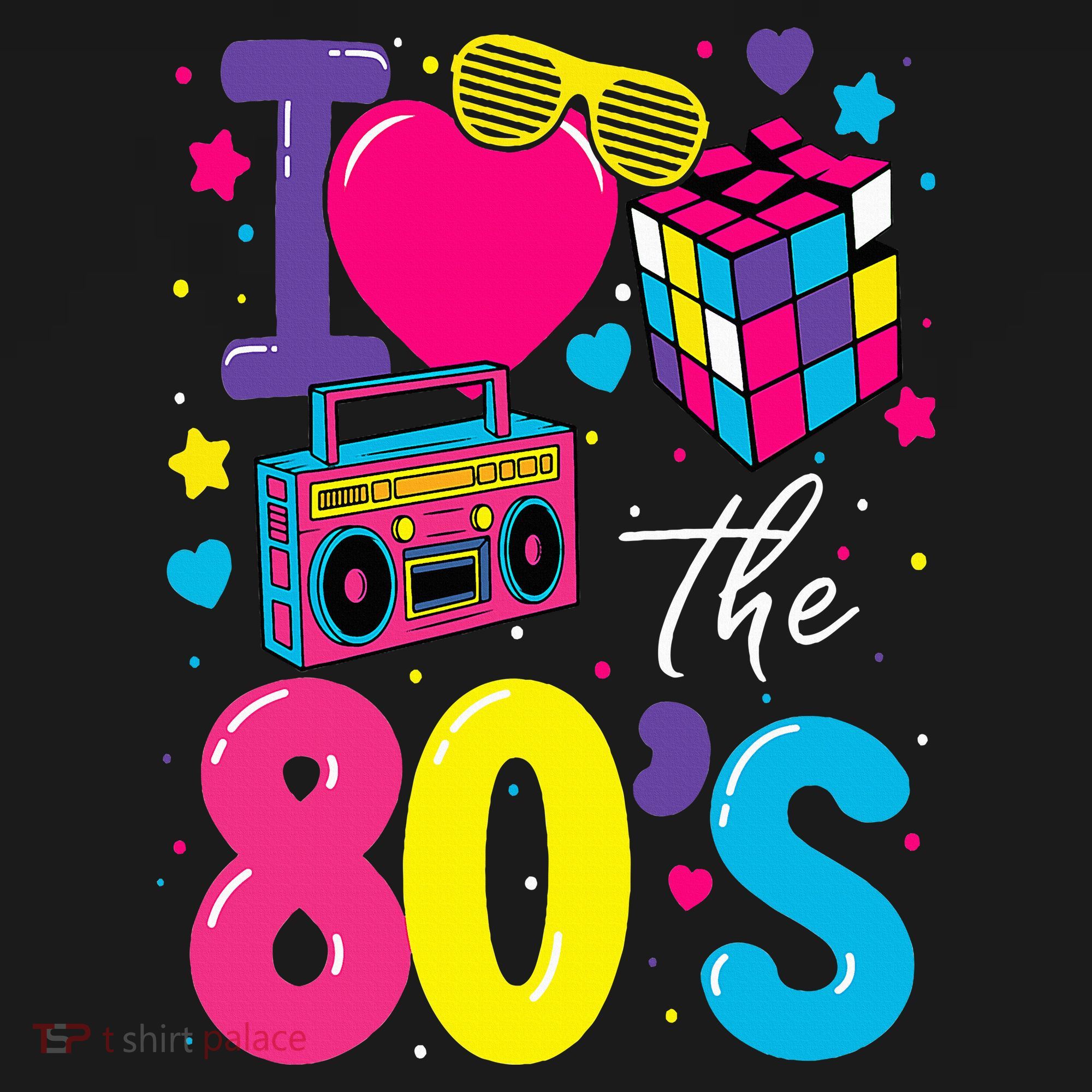I Love The 80s 80's Party Retro Ornament