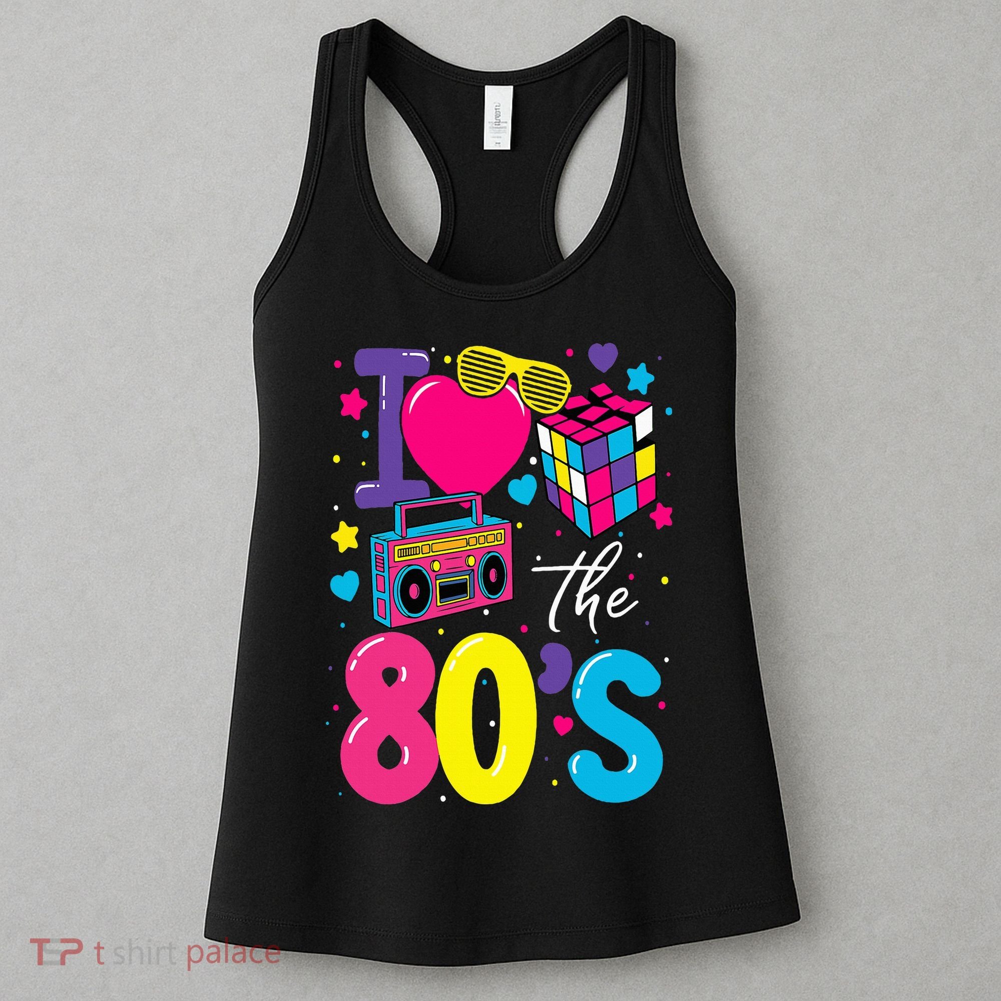 I Love The 80s 80's Party Retro Women's Tank Top