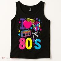 I Love The 80s 80's Party Retro Tank Top thumb 2