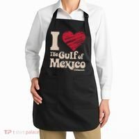 I Love The Gulf Of Mexico Forever Apron thumb 2